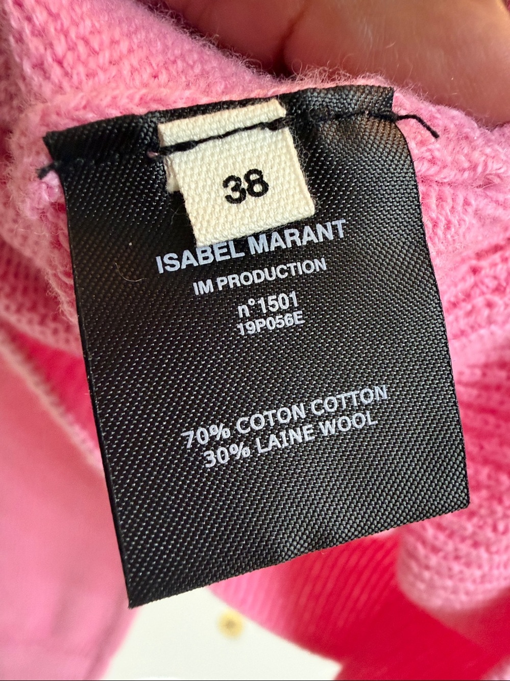 Isabel MARANT Pink sweater . Size Small . Excellent Condition - Picture 6 of 6